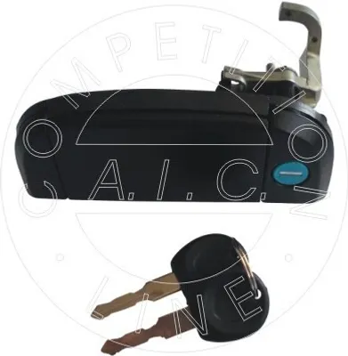 Produktbild von AIC 55320 Türgriff mit Schließzylinder mit Schlüssel Außen Vorne Links für VW Transporter IV Bus (70B, 70C, 7DB, 7DK, 70J, 70K, 7DC, 7DJ) Schwarz
