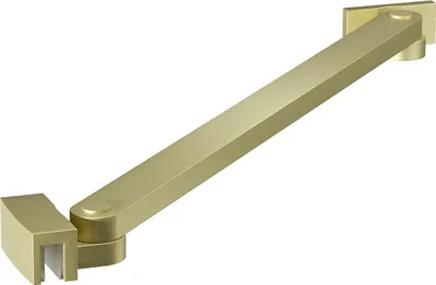 Zdjęcie produktu dla Mexen wspornik skośny do drzwi i ścianek prysznicowych 6-8 mm, złoty szczotkowany - 830-09-55