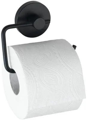 Produktbild von Toilettentaschenhalter - Befestigung ohne Bohren - 1 Stück - Schwarz - Stahl - 13 x 10,5 x 3,5 cm