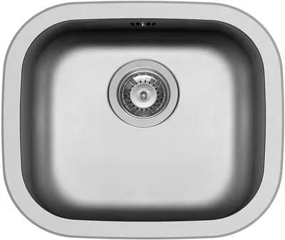 Obrázek produktu pro PYRAMIS dřez KIBA SQUARE nerezová ocel / výřez 445x385 / nerezový dřez 1 mísa