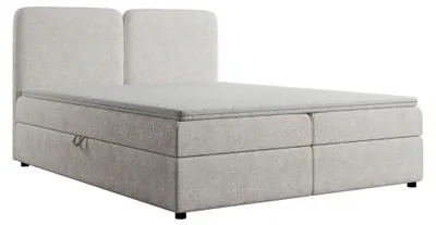 Produktbild von Boxspringbett Excellent Home Boho 160x200 cm Toro 140 Hell Topper Und Bettkasten