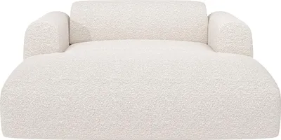 Produktbild von Recamiere 2-Sitzer - Bouclé-Stoff - Weiß - POGNI von Maison Céphy