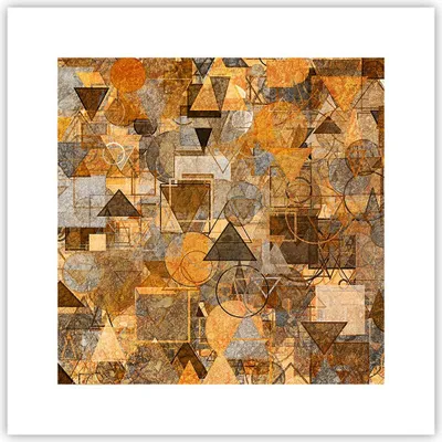 Produktbild von Poster - Poster ohne Rahmen - Abstraktion modern - 30x30 cm - Wand Bild - Wanddeko - Wandbilder - Kunstposter - Wandposter - Bilder - Kunstdruck - Wanddekoration - Wandbild - P2XAC30x30-4021