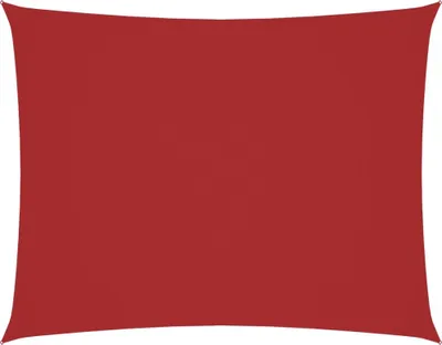 Image de vidaXL Voile d'ombrage Oxford rectangulaire 2x3,5 m rouge