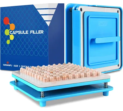 Produktbild von WANANFU Kapselfüller 100 Löcher Größe 1