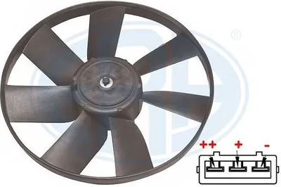 Produktbild von ERA 352048 Lüfter Motorkühlung Kühlerlüfter für VW GOLF III (1H1) Wasserkühler Ø318mm