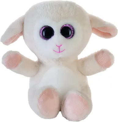 Produktbild von Bauer Spielwaren Plüschtier Glitzer Lamm (weiß, 15cm)