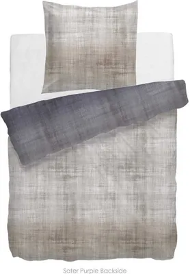Produktbild von Heckett & Lane Satin Bettwäsche 155x200 cm + 80x80 cm Violett