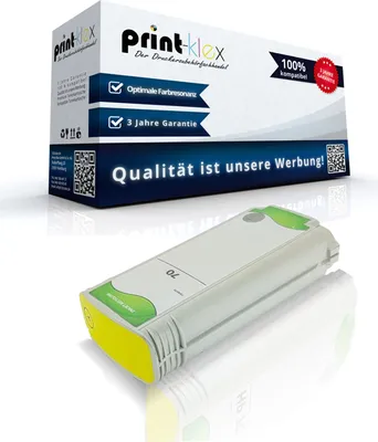 Produktbild von Kompatible Tintenpatrone für HP DesignJetZ3200PS44Inch DesignJetZ3200Series DesignJetZ5200PS DesignJetZ5400PSePrinter 70 C9454A Gelb Yellow - Color Plus Serie