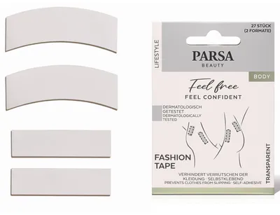 Image de PARSA : Beauté, mode, style de vie. Ruban adhésif transparent pour fixer les vêtements