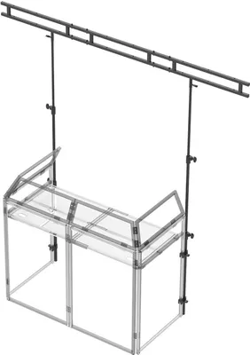 Produktbild von Vonyx DB3L, Schwarz, Metall, 2700 mm, 10,1 kg