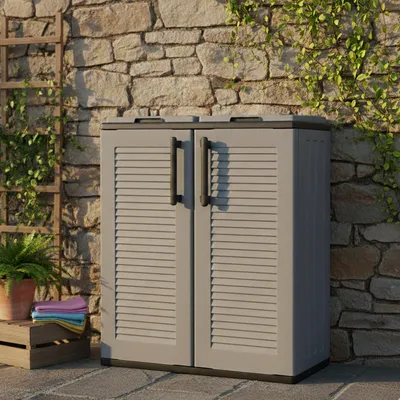 Immagine prodotto di Alfred - Pattumiera, 68x37x84h cm Grigio, Capacità 220 (110 per Sacco)  Italy