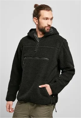 Produktbild von Brandit Teddyfleece Arbeitspullover Größe 6XL Farbe Schwarz