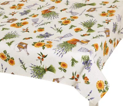 Obrázok produktu pre EMA obrus – 120 x 140 cm – fialová, žltá
