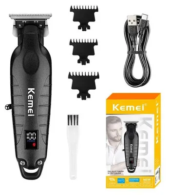 Produktbild von KM-2293 - Haarschneider/Trimmer - Kabellos - USB-C-Ladung - 90+ Min Laufzeit - Zero-Gap Präzisionsschnitt - Edelstahlklinge - 3–4 Aufsteckkämme - Grün