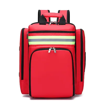 Produktbild von Notfallrucksack leer für Erste Hilfe & Trauma Kit, medizinischer Rucksack, wasserfest & robust, für Rettung & Einsatzkräfte