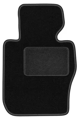 Productafbeelding van Velours bestuurdersmat voor BMW 3 E91 xDrive 2004-2011 (stationwagen) – zwart, op maat – Wielganizator LUX