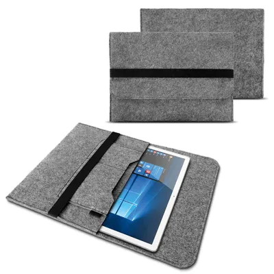Produktbild von Schutzhülle für Microsoft Surface Go 4 Go 3 Go 2 Tasche Sleeve Hülle Filz CaseFarbe:Grau