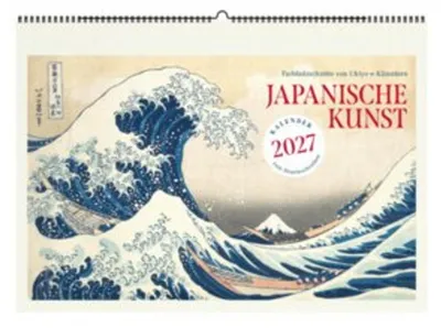 Immagine prodotto di Arte giapponese. Calendario da parete 2027: stampe xilografiche a colori di artisti dell'Ukiyo-e