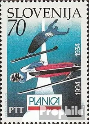 Produktbild von Briefmarken Slowenien 1994 Mi 78 (kompl.Ausg.) postfrisch 60 Jahre Skiflug-Weltmeisterschaften