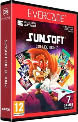 Produktbild von Cartridge für die Retro-Spielkonsole Evercade - Sunsoft Collection 2