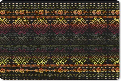 Produktbild von MuchoWow® Mauspad Mousepad Afrika - Muster - Abstrakt 27x18 cm - Mousepads - Maus Mat - Pad - Mausunterlage - Büroartikel - Desk Matten