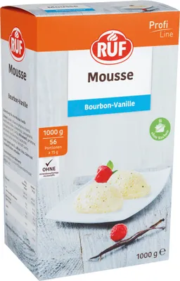 Produktbild von RUF Mousse Bourbon Vanille 1 kg