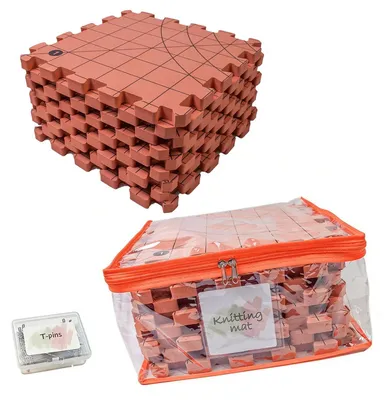 Obrázok produktu pre Elzusha – 9-dielna súprava háčkovaných podložiek na pletenie a háčkovanie