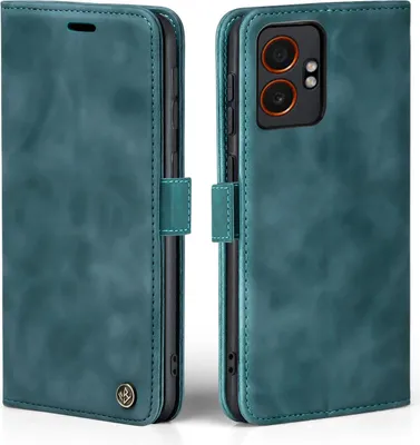 Produktbild von Handy Hülle für Samsung Galaxy Xcover7 Pro Klapphülle Bookcase Flip Cover Handy Tasche Etui Farbe: Petrol