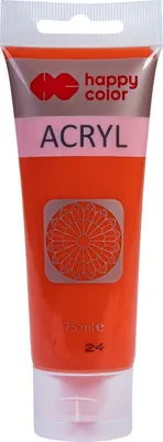 Immagine prodotto di Farba akrylowa 75ml jasnoczerwony Happy Color