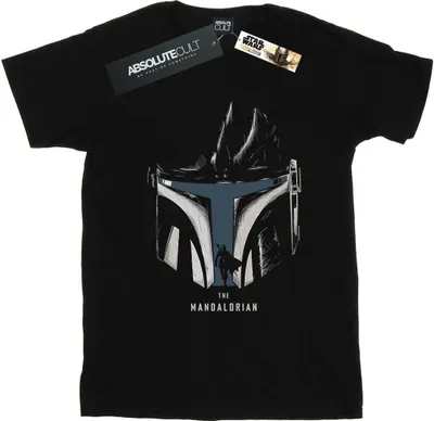 Produktbild von Star Wars - "The Mandalorian" T-Shirt für Damen BI45588 (5XL) (Schwarz)