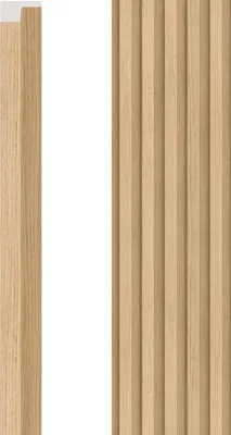 Obrázok produktu pre VOX Nástenný panel L-TRIM Linerio Plus M-Line - Akustický panel - Interiérová dekorácia - svetlý dub 265x4,2x2,1 cm 1 kus