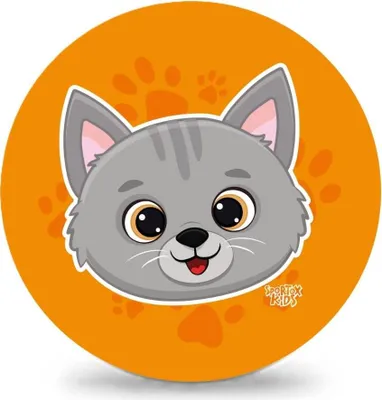 Imagen del producto de Juguete: pelota de PVC de 23 cm, Sportox, diseño de gatito, para niños