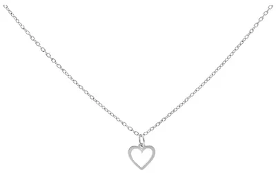 Produktbild von Wildcat Halskette - Little Heart Kette - Silber - Chirurgenstahl 316L - wasserfest, langlebig, hautverträglich, Silber