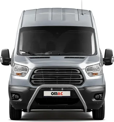 Image de Barre de protection frontale Barre de protection frontale pour Ford Transit 2014-2025 avec ABE Argent Protection antichoc