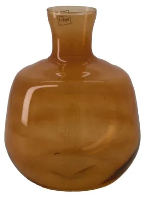 Produktbild von Natural Collections Vase aus Glas ø16,5x19cm braun