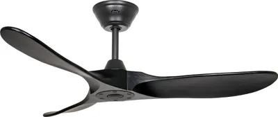Immagine prodotto di Ventilatore da soffitto a risparmio energetico con telecomando Eco Genuino 122 cm Nero opaco