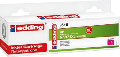 Produktbild von Edding Tintenpatrone EDD-518 ersetzt HP 971XL (CN627AE)