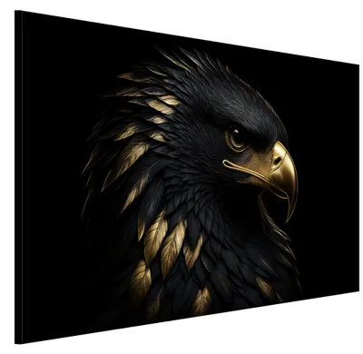 Produktbild von LUMASOUL Leinwand Bilder, Leinwandbild Tier Motiv, Wandbilder Holzrahmen und Webstuhl Wohnzimmer und Schlafzimmer, Bilder 90x60 cm Modern Tiere 14