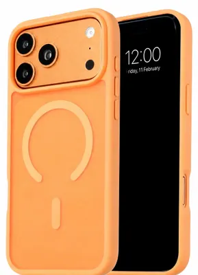 Image de Coque arrière imoshion Color Guard compatible avec iPhone 18 Pro Max / 17 Pro Max, avec aimant MagSafe - Orange, Image générée par une IA