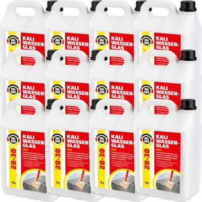 Produktbild von Kaliwasserglas HB28-30 Grundierung Konservierung Betonimprägnierung Holzschutz 60L