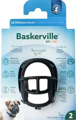 Produktbild von Nobby 75689, Hund, Maulkorb, Schwarz, Einfarbig, Clip-Schnalle