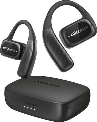 Produktbild von BR-CT3 - Knochenschall Open-Ear Kopfhörer - Bluetooth 5.4 - Ohrbügel-Design - Vier Mikrofone Klare Anrufe - App-Steuerung - Verstärkter Bass - Schwarz