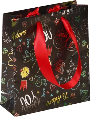 Produktbild von Clairefontaine 5x Geschenktasche S 12x4,5x13,5cm Mehrfarbig 212868C