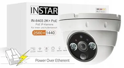 Produktbild von INSTAR IN-8403 2K+ POE ws 14082 LAN IP Überwachungskamera 2560 x 1440 Pixel (14082)