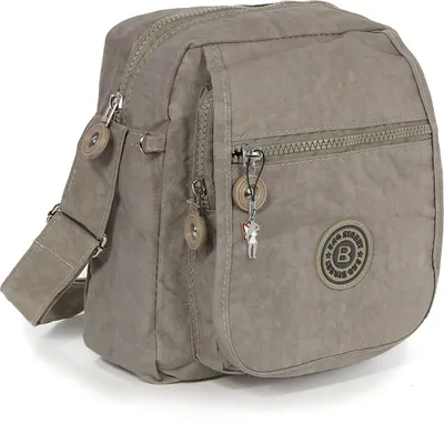 Produktbild von Bag Street Nylon Tasche Damenhandtasche grau 20x10x22 OTJ218L