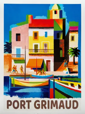 Immagine prodotto di Port Grimaud - paese - 30x40 cm Poster