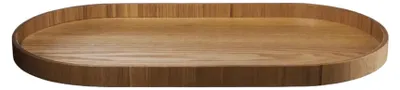 Obrázok produktu pre Podnos, oválny, dub, 44x22,5cm