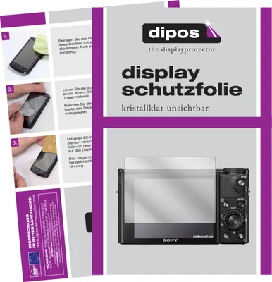 Obrázok produktu pre 5x ochranná fólia pre Sony RX100 VII clear Screen Protector Film Display Protection dipos