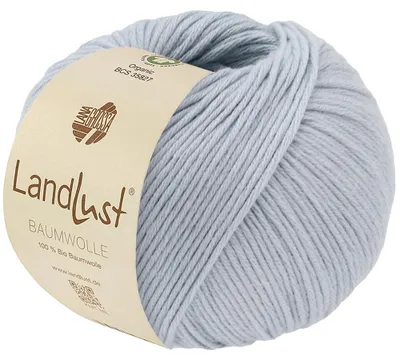 Produktbild von Lana Grossa - Landlust Baumwolle GOTS 0027 eisblau